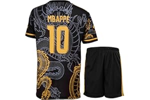 Mefstone Madrid Kinder Trikot, Mbappe, Bellingham, Kroos, Modric, Arda Kommt mit Shorts, Trikot für Kinder Fußballfans (4-13 Jahre,128-176)