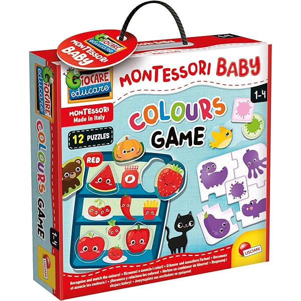 Liscianigiochi Scuola Montessori Gioco Educativo Prescolari, Multicolore, 85637