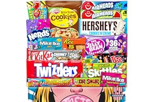 ‎CANDY & BAR JUMBO USA Original BOX | 21 Original Süßigkeiten & Snacks | American Candy Box Mix | Geschenkbox für viele Anlässe | Candy & Bar®