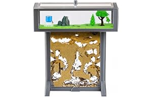 AntHouse - 3D Ameisenfarm aus Sand | Grau T Kit 15x15x1,5 cm | Inklusive Ameisen