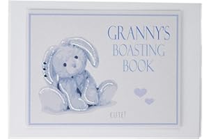 White Cotton Cards Blue Granny's Boasting Book, Photo Album (NRB1T), of