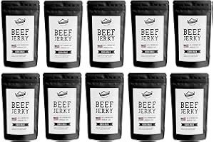 ‎CRAFTSMAN FINEST FOODS Craftsman Beef Jerky ORIGINAL 1kg (10 x 100g) | Trockenfleisch aus Deutschland - Bayern | American Jerky Beef Set | 100% Rindfleisch | Original | Premium Beef | Meat Snack MADE IN GERMANY