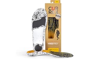 ‎CURREX CURREX HikePro Einlegesohle – Deine neue Dimension des Wanderns. Dynamische Performance Einlegesohle für Walking, Hiking oder Spaziergänge,Gelb (Mid Profile),EU 44,5-46,5 (Tag XL)