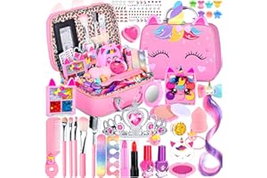 Vautvis 33pcs Schminke für Kinder, Kinderschminke Set Mädchen