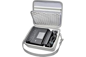 ALKOO Tasche für Canon SELPHY CP1300/ CP1200/ CP1500 Drahtloser Kompaktfotodrucker und Farbtinten-/Papierset - Nur Organizer-Aufbewahrungstasche-Weiß (Weiß)