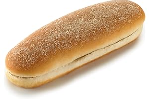 LANTMANNEN UNIBAKE Americana Frozen Sliced Soft Deli Bread Rolls 7.5inch - 48x95g