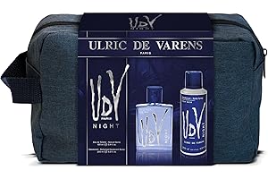 ULRIC DE VARENS - Trousse UDV Night - Eau de Toilette Homme 100 ml + Déodorant 200 ml - Fougère Fruitée Orientale - Made in France