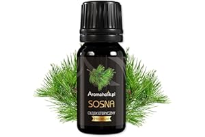 Aromaholik Olejek Eteryczny z sosny BIO 100% naturalny – olejek eteryczny do dyfuzora & aromatyzera – certyfikowany olejek eteryczny z Indii – Pine Essential Oils 10ml do sauny i masażu