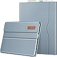 Fintie Protective Case for Microsoft Surface Go 4 2023 /Go 3 2021 /Go 2 2020 /Surface Go 2018 - Multi-Angle Portfolio Business Cover with Pocket, Compatible with Type Cover Keyboard, Ice Blue