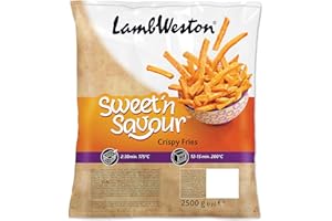 Lamb Weston Frozen Crispy Sweet Potato Fries - 1x2.5kg
