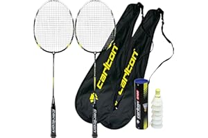 RACKETWORLD Carlton Pro Series Badminton Racket Twin Set, Cover & Shuttles (Various Options)