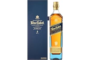 ‎JOHNNIE WALKER BLUE LABEL Johnnie Walker Blue Label, Blended Scotch Whisky, aromatisch, blended in den 4 prominentesten, schottischen Whisky-Regionen, 40% vol, 700ml Einzelflasche