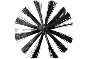 Advokingtap 200Mm M8 Thread Chimney Sweep Brush, Chimney Cleaner, Chimney Brush Suitable For Cleaning Dryer Duct, Chimney Pipe