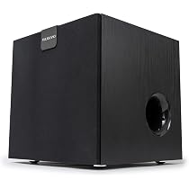 Caisson De Basses Home Cinéma 6,5" 100W - Bois, Design Compact - Pour TV, PC, Téléphone
