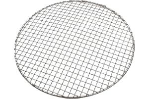 PUUPAA Rejilla redonda para barbacoa de 15 a 38 cm, de acero inoxidable, multiusos, bandeja de acero inoxidable, rejilla de refrigeración al vapor (330 mm)