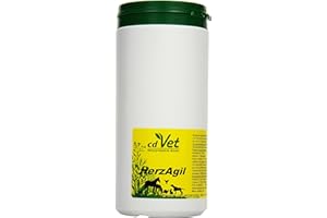 cdVet Produits naturels HerzAgil 600 g - Chien, Chat, Animaux de Compagnie - Complément Alimentaire - Soutien de la Fonction Cardiaque - Stimulation générale de la vitalité - Soutien du système