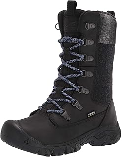 keen tall black boots
