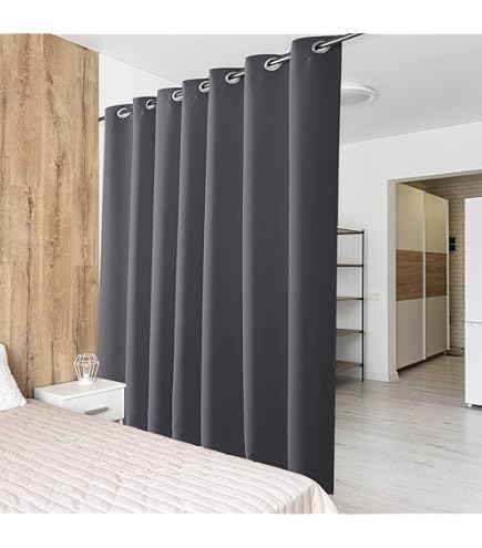Caossuixin Gordijnroede zonder boren, flexibel en verstelbaar, inkijkbescherming voor woonkamer, slaapkamer, breedte 70-178 cm, hoogte 122-310 cm, wit