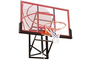 Bee-Ball ZY-024 Height Adjustable Acrylic Basketball Backboard and Breakaway Ring| Full size Basketball Backboards | Adjustable up to 3ft