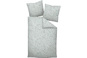 Janine Biancheria da letto in cotone makò seersucker, grigio, dimensioni 135 x 200 cm (80 x 80 cm)