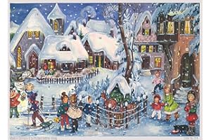 Adventskalender "Es schneit". Papier-Adventskalender