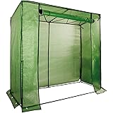 NOOR Tomatenhaus-Gewächshaus Premium I 200 x 75 x175 cm I UV-Gitterfolie optimal für Ihre Tomaten-Pflanzen I Ideal geeignet f