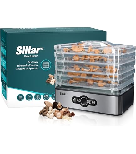 Melchioni Babele Plus Lebensmitteltrockner - Digitaler Dörrautomat Mit 5 Einschüben & Timer