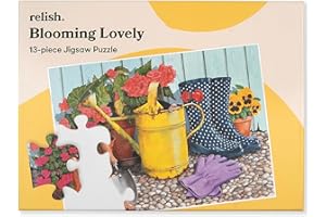 Relish - Dementia Jigsaw Puzzles for Adults - 13 Piece Blooming Lovely Puzzle - Activities & Gifts for Elderly People with Alzheimer's