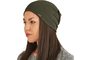 CHARM Bonnet Ete Homme Chapeau Femme - Beanie Chic Slouchy Leger Tombant Respirant en Tricot