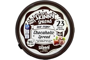 The Skinny Food Co. Chocaholic Hazelnut Flavoured Spread, 400g, Chocolate, 1 Count