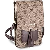 Guess Universal, Travel Accessory-Bi-Fold Wallet Unisex-Adult, Alluminio, iPhone 12 Pro, Beige