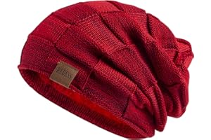 REDESS Czapka Beanie dla mężczyzn i kobiet Zimowe ciepłe czapki Działania Slouchy Grube Czapki Czapki