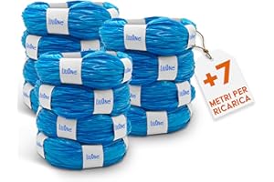 LillOne 12 Ricariche Mangiapannolini Universali Extra Lunghe Nuova Formula Anti Odore – Buste compatibili con Maialino Foppapedretti, Tommee Tippee, Angelcare, LitterLocker e Altri – Film 5 Strati