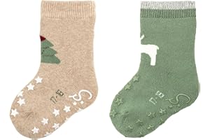 Sterntaler Skarpety do raczkowania ABS DP Boże Narodzenie Uniseks - dzieci Abs Skarpety Do Raczkowania Dp Boże Narodzenie