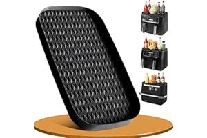 Ninipie Ninja AF400EU AF500EU AF451EU DZ401 Silikon Heißluftfritteuse Zubehör für Ninja Foodi Max Dual Zone 9,5 L-10,4 L, Airfryer Zubehör Aufbewahrungsregal Silikonmatte