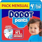 Dodot Diaper Pants Size 4, 168 Units, 9-15 Kg. | 360&deg; leak proof fit, day and night protection
