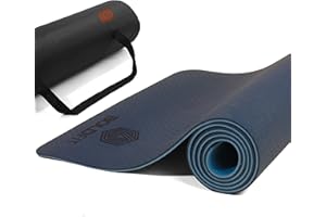 Boldfit Yoga Mat for Women and Men with Cover Bag TPE Material Extra Thick Exercise Yoga Mat for Men for Workout, Yoga, Fitne