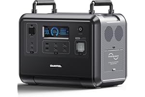 OUKITEL P1201 Station d'Alimentation Portable 1200W, Générateur Solaire 960Wh avec Batterie LiFePO4, Générateurs pour l'Alimentation d'Urgence à Domicile, le Camping, les Caravanes