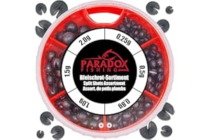 ‎PARADOX FISHING Paradox Fishing Bleischrot - Angelblei Blei Angelzubehör Schrotblei - Posen Angeln