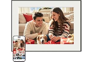 CECGAN 32GB Memory 10.1 Inch Frameo Photo Frame, WiFi Digital Picture Frame,1280x800 HD IPS Touch Screen, Auto-Rotate, Share Photos/Videos Instantly via Frameo App from Anywhere, Wall Mountable.