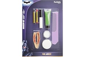 Funidelia Kit de Maquillage Officiel du Joker pour Enfant et Adulte. Accessoires de déguisements pour Enfants et Adultes pour fêtes, Carnaval et Halloween