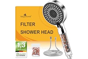 Magichome Filtr głowicy prysznicowej (czarny zestaw głowicy prysznicowej)