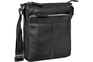 STILORD 'Aspen' Borsello Uomo Tracolla Pelle Piccolo Borsa a Spalla Vintage Crossbody Bag Messenger Bag per Città Viaggio in Cuoio