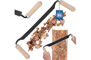 KOTARBAU® Zugmesser für Holz geschmiedet 280 mm Baumschäler Ziehmesser für Holz Rindenschäler Wagnermesser