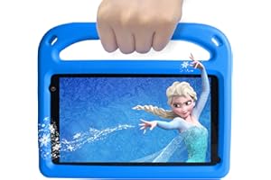 GOODTEL Tablet para Niños 7 Pulgadas Android Tableta con 32GB ROM (TF 1TB), WiFi, Bluetooth, GPS, GMS Certified, Pantalla IPS HD, Doble Cámara, Control Parental, Tablet Infantil con Funda EVA (Azul)