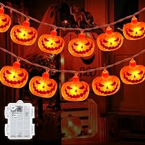 Guirlande Lumineuse Halloween 30 M - 300 LED Orange Et Violet - 8 Modes D'éclairage, Minuterie 6h, étanche IP44 - Pour Décoration Intérieur Et Extérieur (fenêtres, Jardin, Maison)