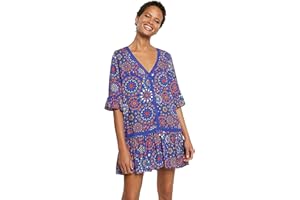 Desigual Swimwear Cover Up pokrowiec na siedzenie Kobiety TOP_JAVA