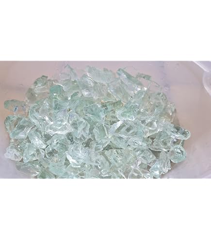 Kieskönig Glassplitt 1kg - 5-10mm Körnung Hellgrün Für Deko Innen Und Außen