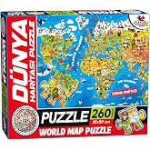 D&Uuml;NYA HARİTASI PUZZLE