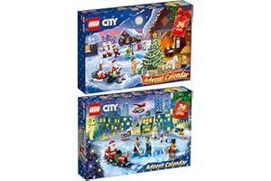 BRICKCOMPLETE Lego 60352 City Calendario dell'Avvento 2022 e 60303 City Calendario dell'Avvento 2021